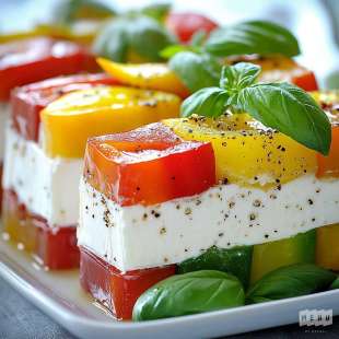 Terrine de Chèvre aux Poivrons