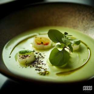 Soupe de Courgettes au Bleu d'Auvergne