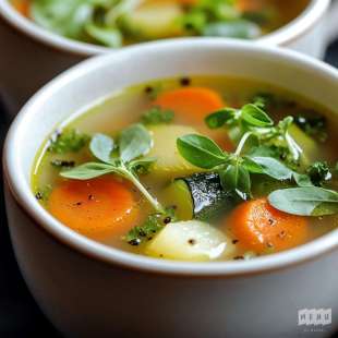 Soupe de Légumes au Cresson