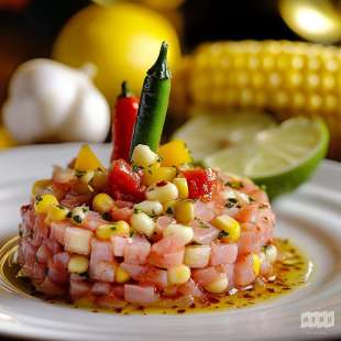 Tartare de Bar Pimenté