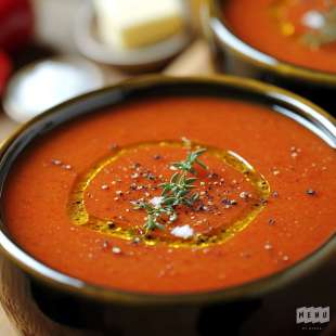 Soupe de Poivrons Rouges
