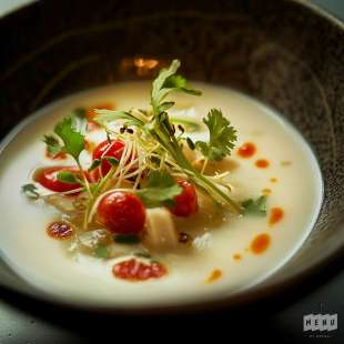 Soupe Asiatique au Lait de Coco