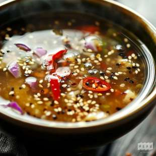 Soupe de Poivrons au Gingembre