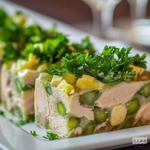 Terrine de Poulet aux Asperges