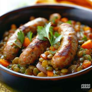 Saucisses aux Lentilles