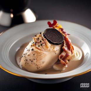 Poule Faisane aux Truffes et Mousse de Foie Gras