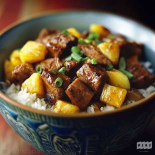 Sauté de Porc à l'Ananas