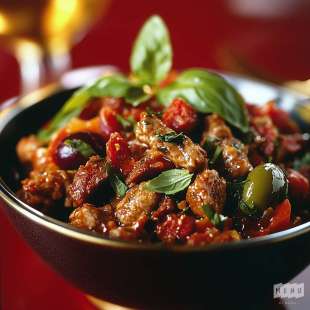 Sauté de Veau au Chorizo