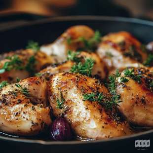 Poulet Rôti Croustillant et Moelleux façon Grand-Mère
