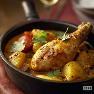 Cuisses de Poulet au Curry au Four