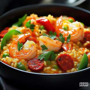Risotto de Crevettes et Chorizo