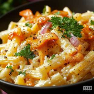 Pâtes aux chanterelles