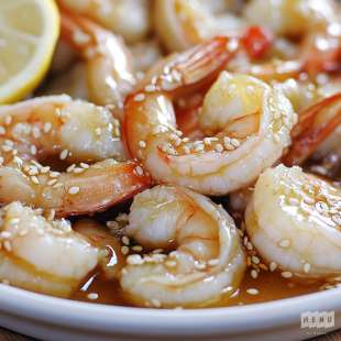 Crevettes Marinées au Miel