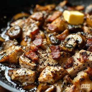 Sauté de Dinde à la Dijonnaise