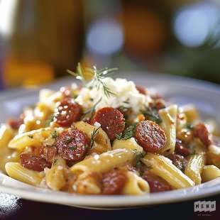 Pâtes à la Sauce Chorizo