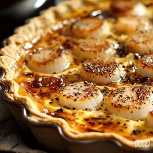 Quiche aux Noix de Saint-Jacques
