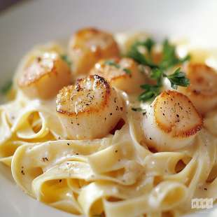 Tagliatelles aux Noix de Saint-Jacques