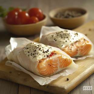 Papillote de Saumon au Boursin
