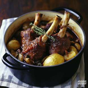 Souris d'Agneau Confites au Porto