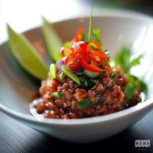 Tartare de Boeuf aux Parfums Thaï