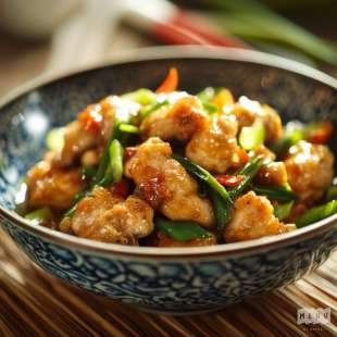 Poulet Sauté à la Citronnelle et au Gingembre