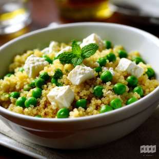 Quinoa aux Petits Pois et à la Feta
