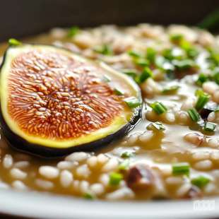 Risotto au Foie Gras et aux Figues