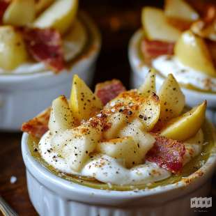 Tartiflette d'Endives aux Pommes et au Lard