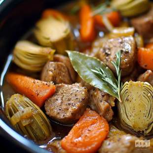 Sauté de Veau aux Topinambours