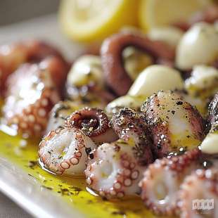 Poulpes Marinés