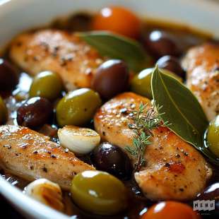 Sauté de Dinde aux Olives