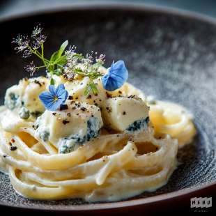 Pâtes aux 4 Fromages : Mascarpone, Gorgonzola, Chèvre et Emmental