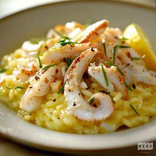 Risotto d'Encornets au Safran