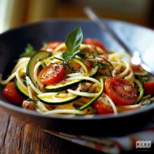 Spaghetti aux Courgettes à la Provençale