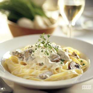 Tagliatelles aux Champignons et au Mascarpone