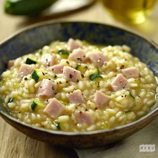 Risotto pour Enfants Jambon Courgette