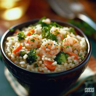 Risotto aux Crevettes Improvisé