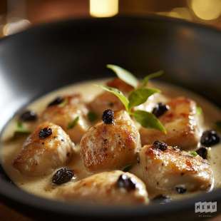Poulet Sucré Salé Coco Vin Blanc