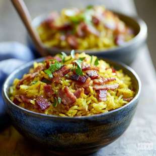 Riz Basmati aux Lardons