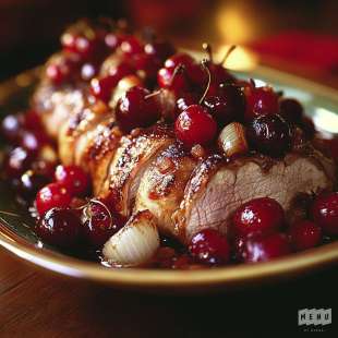 Rôti de Porc aux Cerises du Nord