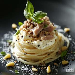 Spaghetti Thon et Mascarpone