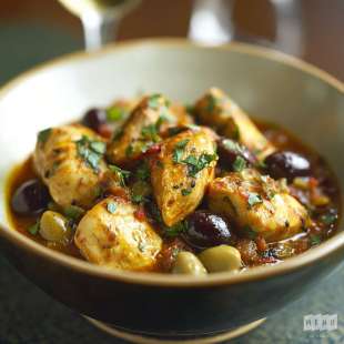 Tajine Pintade aux Olives