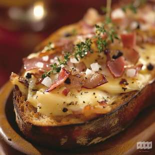 Tartine de Tartiflette Provençale