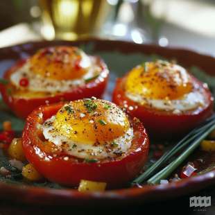 Poivrons Farcis à l'Oeuf (Espagnole)