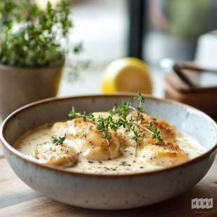 Poulet à la Crème et au Citron