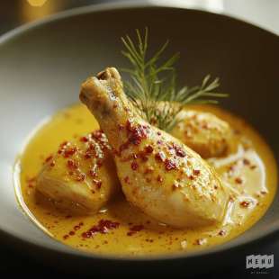 Poulet à la Moutarde et au Paprika