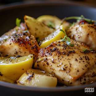Poulet Rôti Citron Moutarde