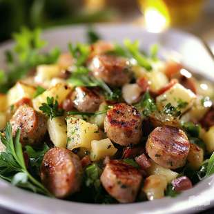 Salade Alsacienne aux Saucisses de Strasbourg