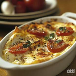Omelette au Gouda Gratinée au Four