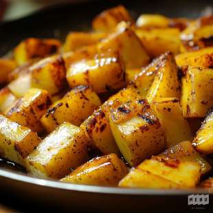 Poêlée de Panais et de Pommes de Terre au Curry
